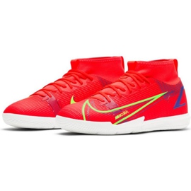 Kopačky Nike Mercurial Superfly 8 Academy Ic Jr CV0784 600 červený pomeranče a červené 1