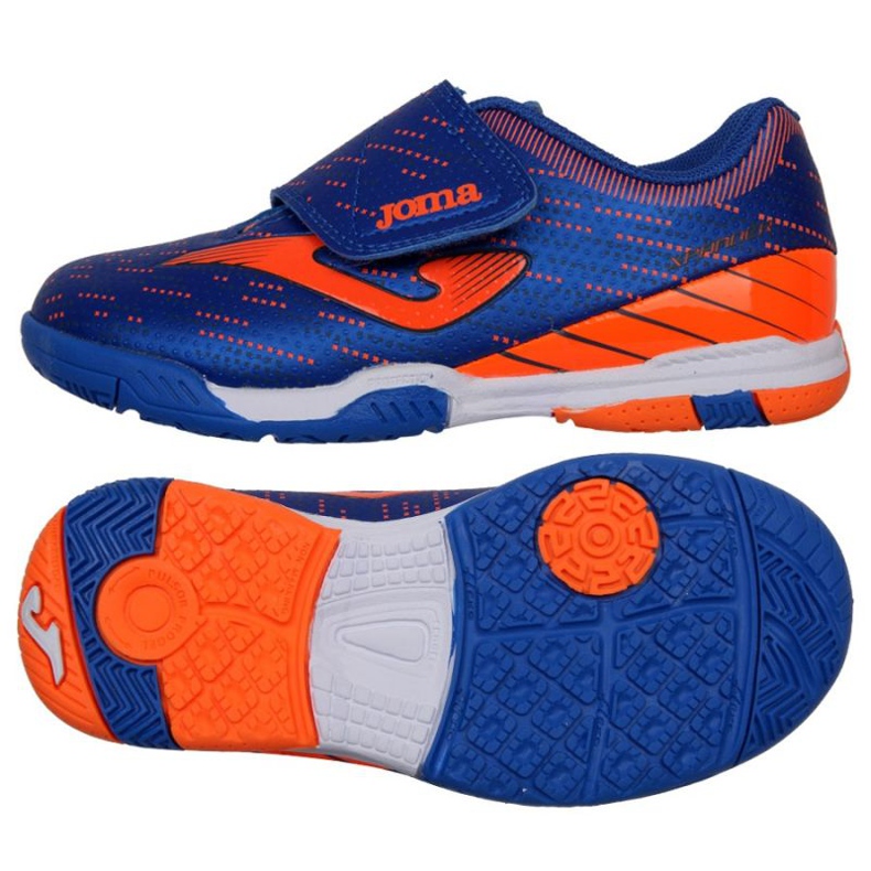 Kopačky Joma Xpander 2104 In Jr XPJS2104INV modrý pomerančový modrý 1