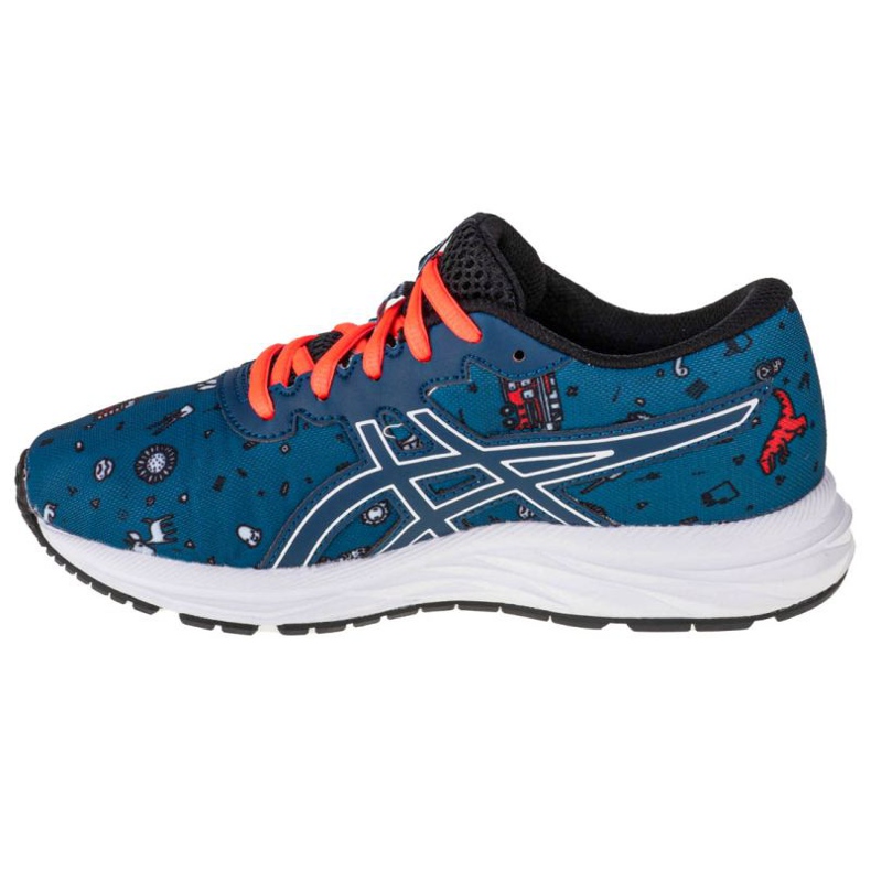 Asics Gel-Excite 7 Gs Jr 1014A181-401 modrý 1 Asics Gel-Excite 7 Gs Jr 1014A181-401 modrý 1