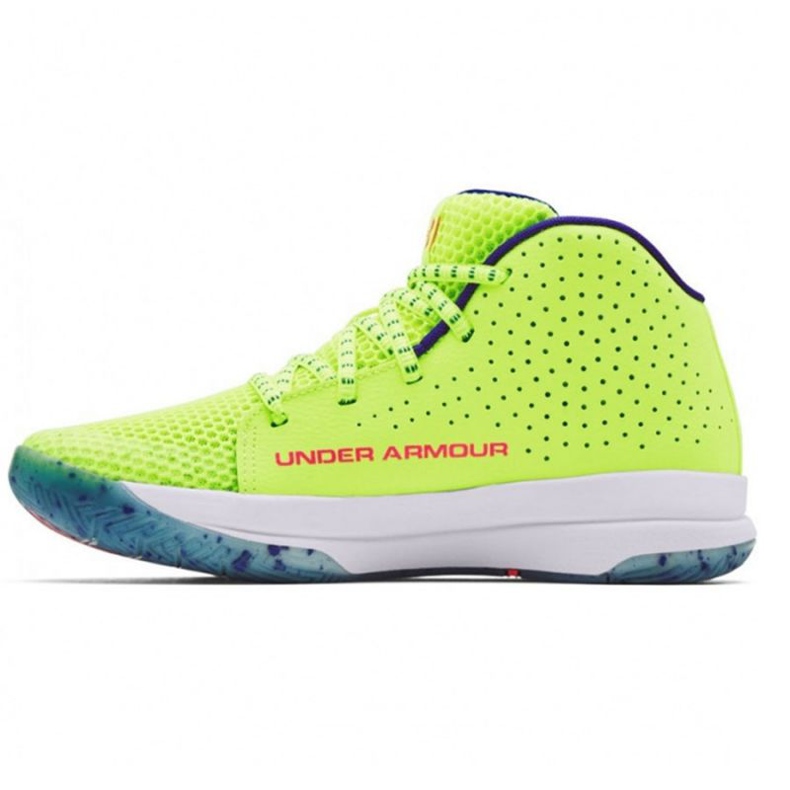 Basketbalové boty Under Armour Gs Jet Splash Jr 3024 120 300 žlutá žlutá 1