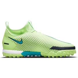 Kopačky Nike Phantom Gt Academy Df Tf Jr CW6695 303 vícebarevný zelený 1