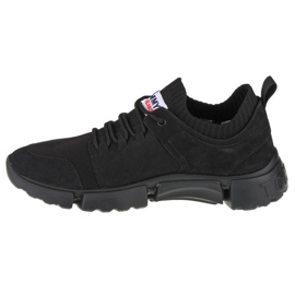 Boty Tommy Hilfiger Jeans Chunky Mono Sock Lea Trainers M EM0EM00679-BDS černý 1