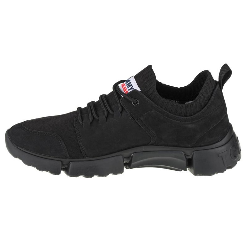 Boty Tommy Hilfiger Jeans Chunky Mono Sock Lea Trainers M EM0EM00679-BDS černý 1