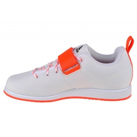 Boty Adidas Powerlift 4 M GZ2865 bílý černý pomerančový 1