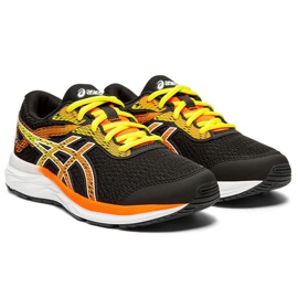 Asics Gel-Excite 6 Gs Jr 1014A079-003 černý pomerančový žluť 1