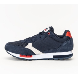 Boty Tommy Hilfiger Jeans Retro Runner Mix M EM0EM00699-C87 bílý námořnická modř 1