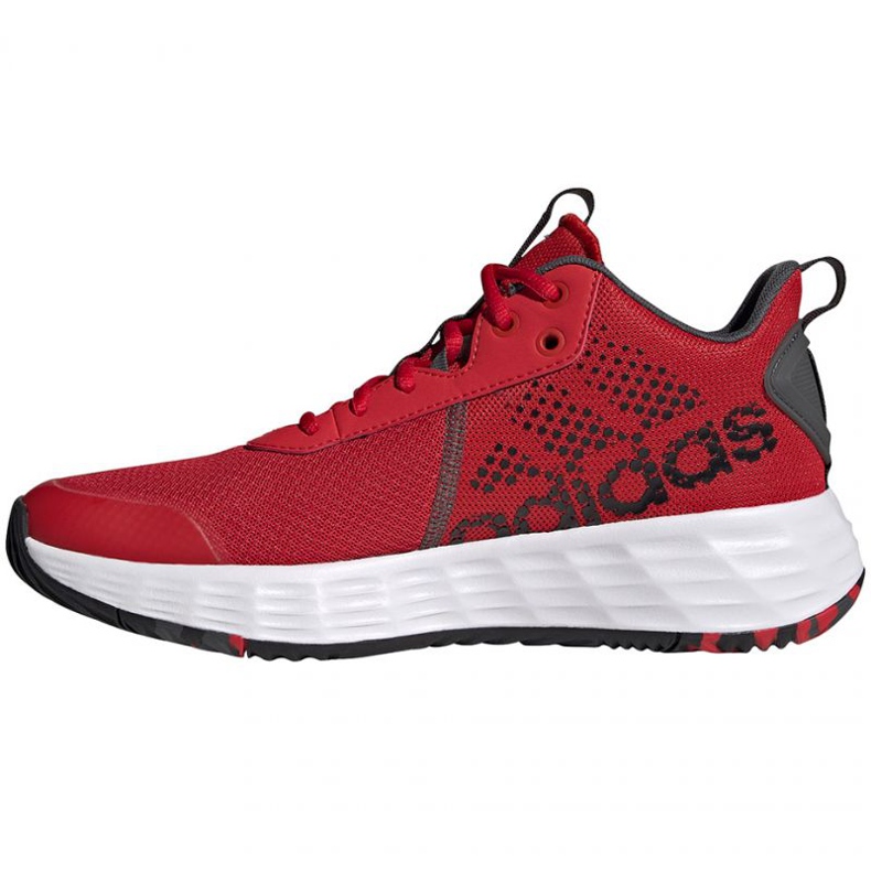 Boty Adidas Ownthegame Sho M H00466 černá červené 1