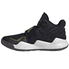 Boty adidas Deep Threat Primeblue C Jr GZ0111 bílý černý 1