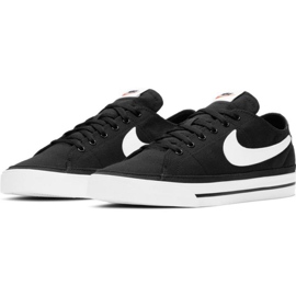 Nike Court Legacy Canvas M CW6539 002 černá 1 Nike Court Legacy Canvas M CW6539 002 černá 1