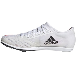 Běžecké hroty Adidas Distancestar W FY4095 bílý 1 Běžecké hroty Adidas Distancestar W FY4095 bílý 1