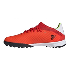 Kopačky Adidas X Speedflow.3 Tf Jr FY3321 vícebarevný pomeranče a červené 1 Kopačky Adidas X Speedflow.3 Tf Jr FY3321 vícebarevný pomeranče a červené 1