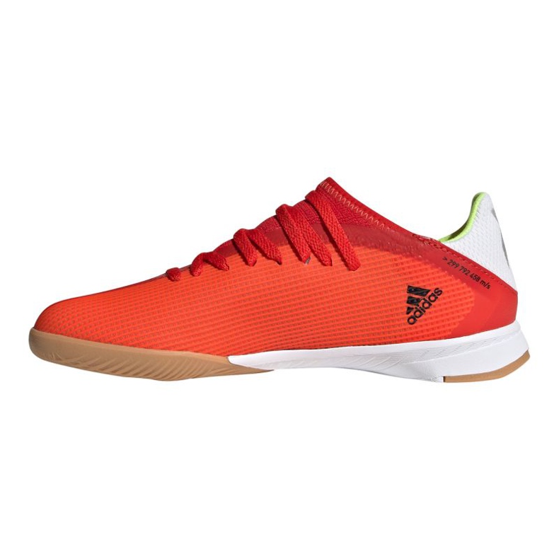 Kopačky Adidas X Speedflow.3 In Jr FY3314 vícebarevný pomeranče a červené 1