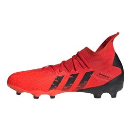 Kopačky Adidas Predator Freak.3 Fg M FY6279 červené pomeranče a červené 1
