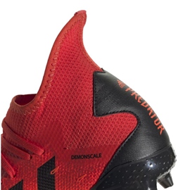Kopačky Adidas Predator Freak.3 Fg M FY6279 červené pomeranče a červené 4