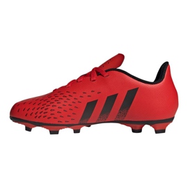Kopačky Adidas Predator Freak.4 FxG Jr FY6322 červený pomeranče a červené 1