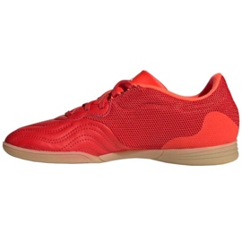 Kopačky Adidas Copa Sense.3 In Sala Jr FY6157 červené pomeranče a červené 1 Kopačky Adidas Copa Sense.3 In Sala Jr FY6157 červené pomeranče a červené 1