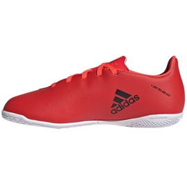 Kopačky Adidas X Speedflow.4 In Jr FY3331 vícebarevný pomeranče a červené 1 Kopačky Adidas X Speedflow.4 In Jr FY3331 vícebarevný pomeranče a červené 1