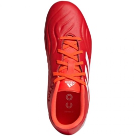 Kopačky Adidas Copa Sense.3 Fg Jr FY6153 červené pomeranče a červené 1