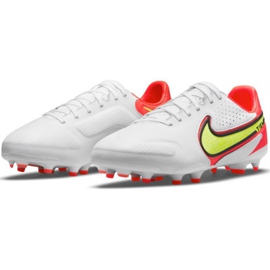 Kopačky Nike Legend 9 Pro Fg Jr DA1335 176 white, ed bílý 1