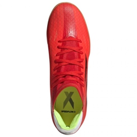 Sálová obuv adidas X Speedflow.3 In M FY3300 červený pomeranče a červené 1