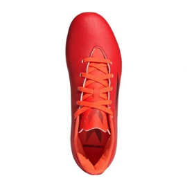 Kopačky Adidas X Speedflow.4 FxG Jr FY3319 červený pomeranče a červené 1
