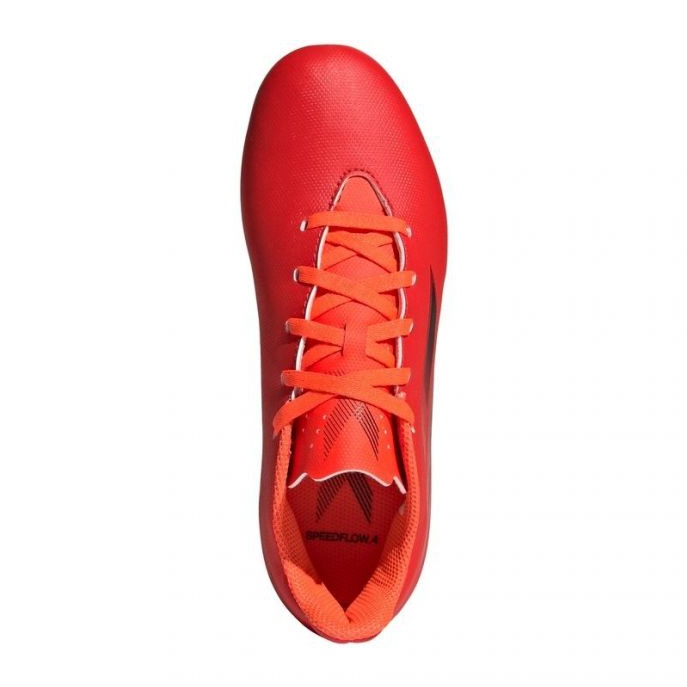 Kopačky Adidas X Speedflow.4 FxG Jr FY3319 červený pomeranče a červené 1