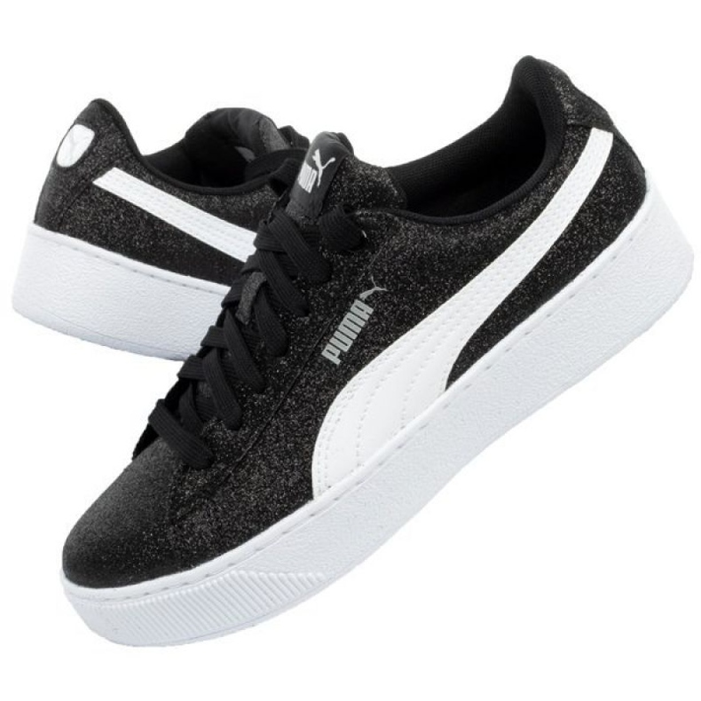 Puma Vikky Platform Glitz Jr 366856 02 černý modrý 1