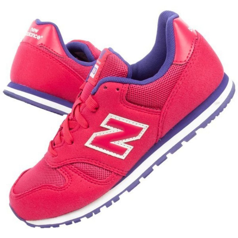 Boty New Balance Jr YC373PY červené námořnická modrá 1