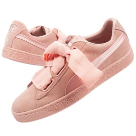 Puma Suede Heart Ep W 366922 02 růžový stříbro 1