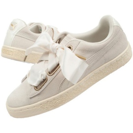 Puma Suede Heart Satin W 362714 04 béžový zlatý 1