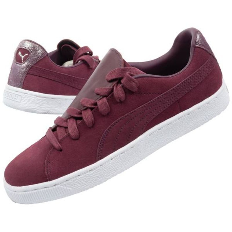 Puma Suede Crush Frosted W 370194 02 červené 1