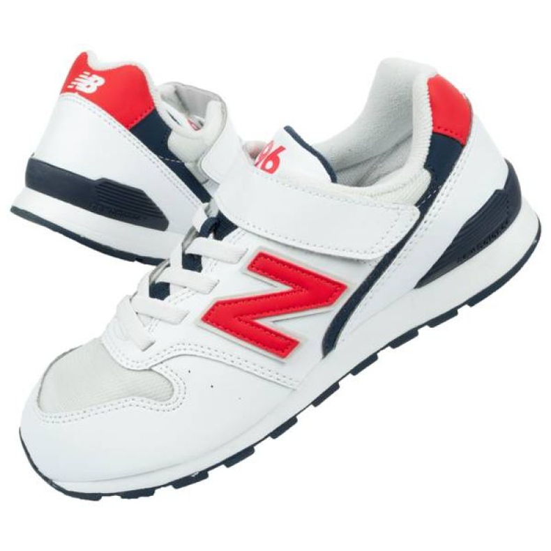 Boty New Balance Jr YV996DO bílý námořnická modř 1