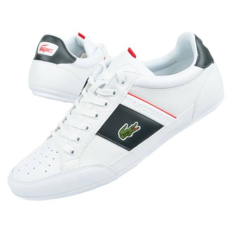 Boty Lacoste Chaymon 0721 M 0042A7 bílý černý 1