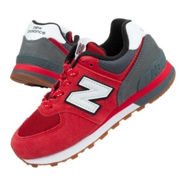 Boty New Balance Jr PC574ATG černá červené šedá 1 Boty New Balance Jr PC574ATG černá červené šedá 1