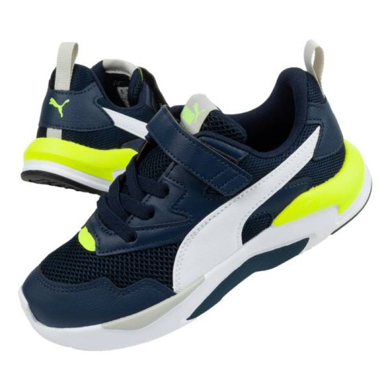 Boty Puma X-Ray Jr 374395 21 černý námořnická modř 1