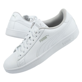 Puma Smash V2 Jr 365170 02 bílý modrý 1