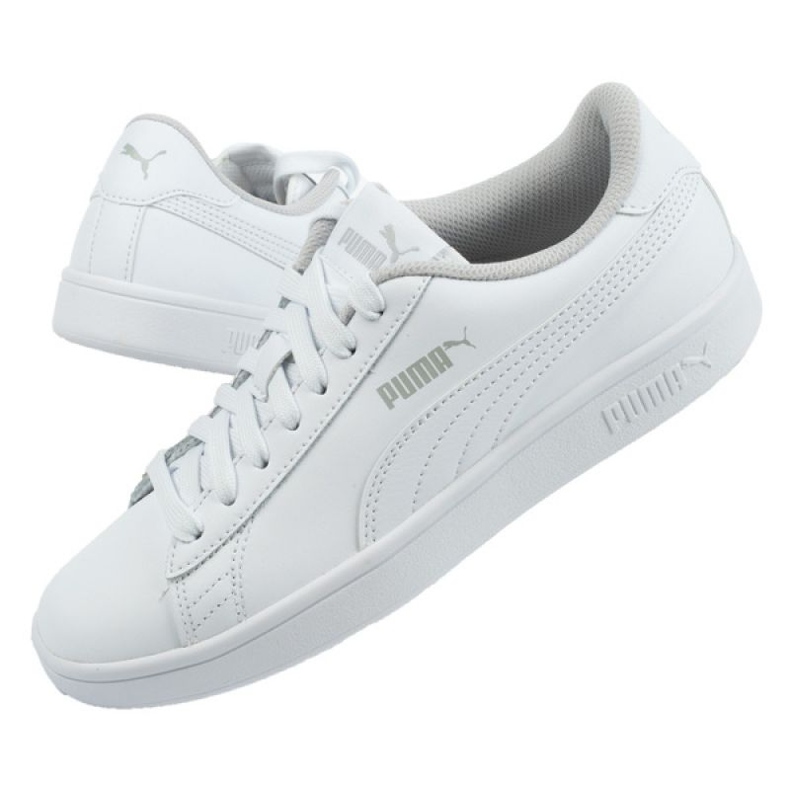 Puma Smash V2 Jr 365170 02 bílý modrý 1