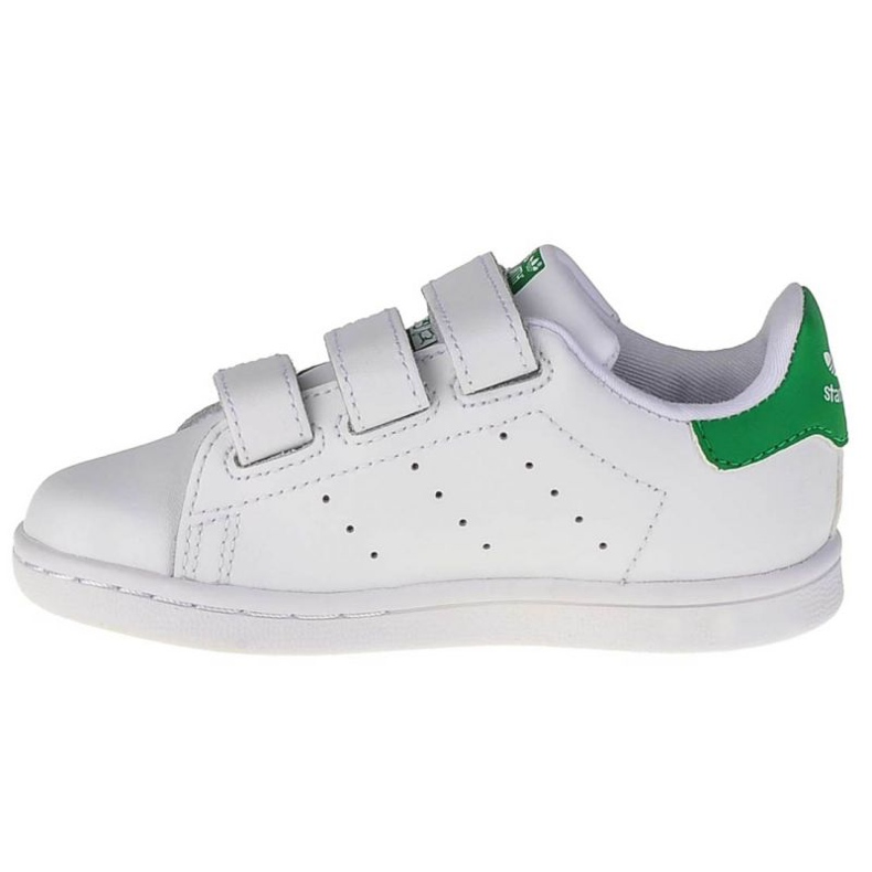 Boty adidas Stan Smith Cf Inf Jr BZ0520 bílý zelený 1