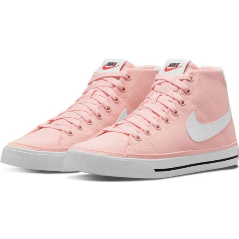 Boty Nike Court Legacy Mid Canvas W DD0161 800 růžový 1
