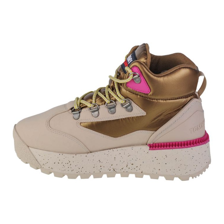 Tommy Hilfiger Jeans Hybrid Flatform Boot W EN0EN01589-ACE béžový 1