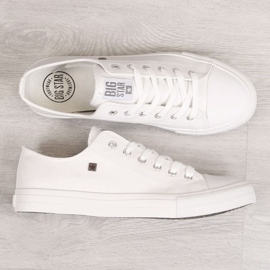 Bílé tenisky Big Star M V174347 bílý 1