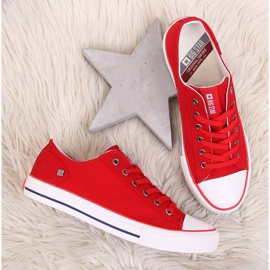 Červené boty Big Star W DD274339 bílý 4