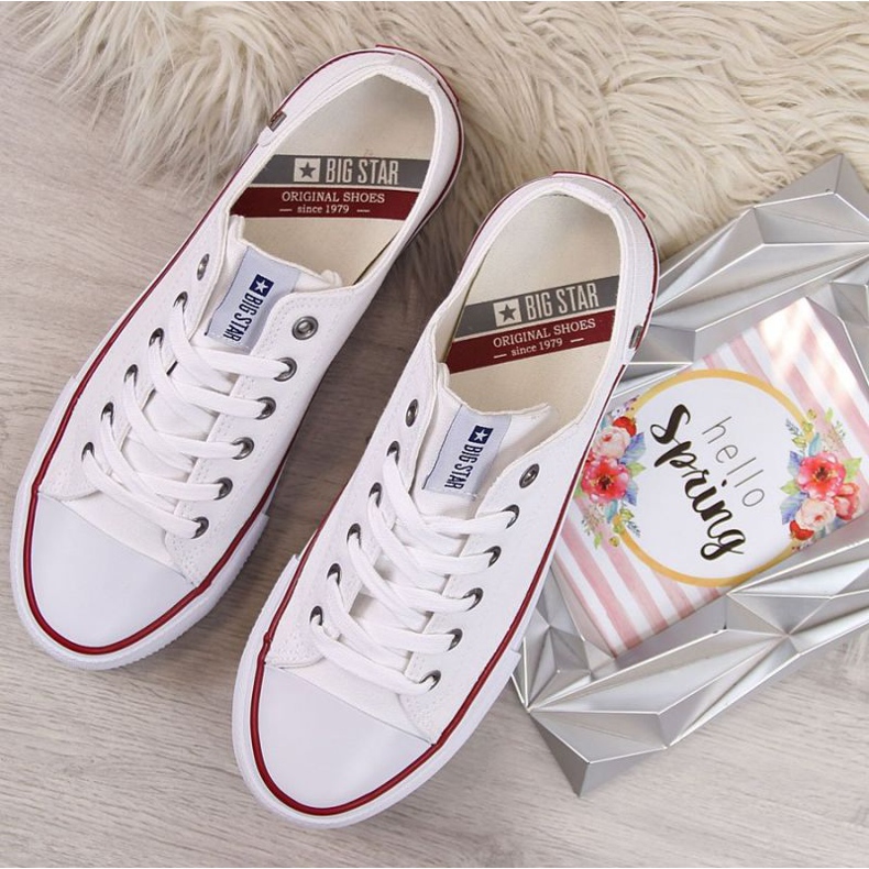 Bílé boty Big Star W DD274336 bílý 2