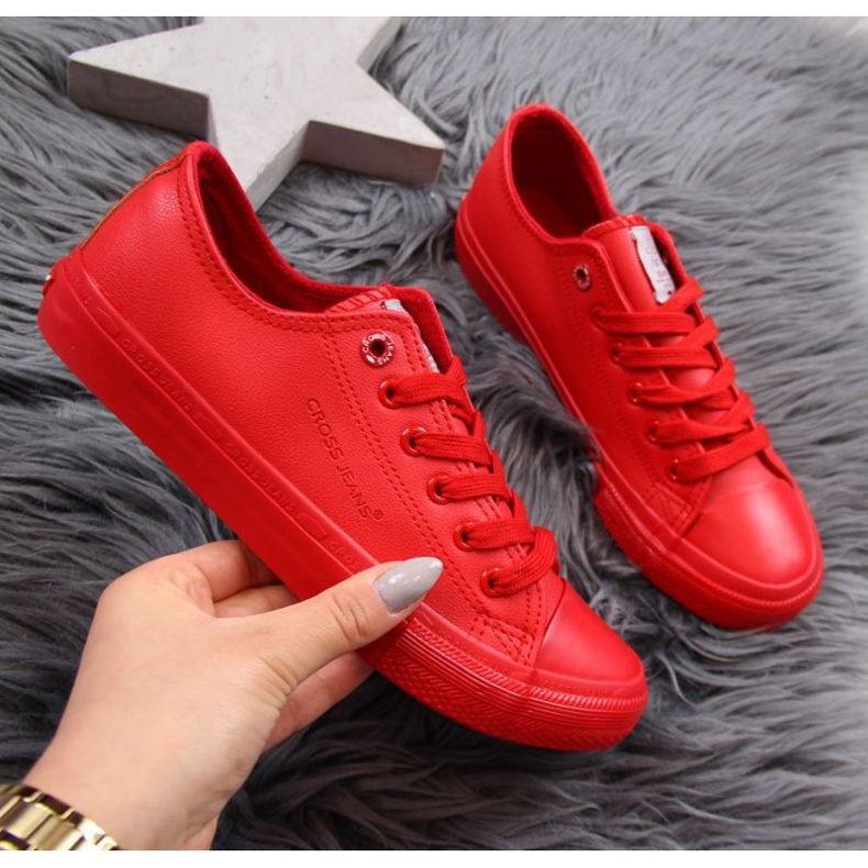 BM Cross Jeans W DD2R4032 červené boty 1