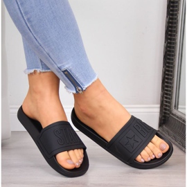 Plážové žabky Big Star DD274A271, černé černá 2