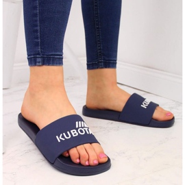 Kubota W KUB1B základní námořnické modré plážové pantofle námořnická modř 2