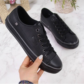 Nízké tenisky s eko kůží Big Star II274002 W černé černá 1