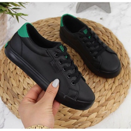 Nízké tenisky z eko kůže Big Star Jr DD374147 černé bílý černá 1