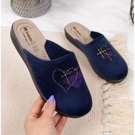 Domácí pantofle Inblu W ARC1 navy blue námořnická modrá 1