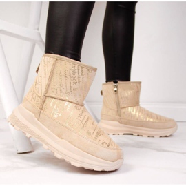 Sněhule semišové Novinky W EVE311B béžová béžový 2